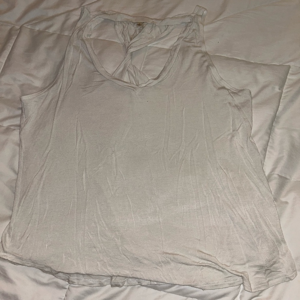 Lily White Workout Tank Top Women’s Large